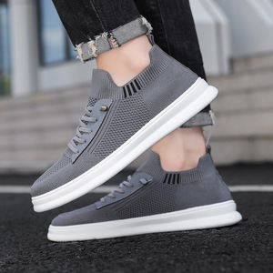 2026 Men's Casual Low <b>Top</b> Board Sneakers Breathable Spring Summer Fashion with Comfortable Flat Heel Soft Mesh Lining - Product Image 3