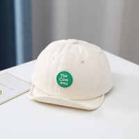 Gorra de béisbol informal de gran venta para bebés, niños y niñas, sombrero fino de ala suave de verano de inspiración coreana con diseño de hebilla de Metal en pico