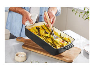 Bandeja <span class=keywords><strong>para</strong></span> hornear <span class=keywords><strong>de</strong></span> <span class=keywords><strong>hierro</strong></span> <span class=keywords><strong>fundido</strong></span> recubierta <span class=keywords><strong>de</strong></span> esmalte <span class=keywords><strong>de</strong></span> forma cuadrada, bandeja <span class=keywords><strong>para</strong></span> hornear en horno <span class=keywords><strong>de</strong></span> castiron <span class=keywords><strong>de</strong></span> 3.9L - Product Image 4