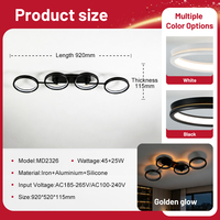 Plafonnier LED intelligent moderne, simple et créatif, pour vestiaire, salon, entrée, montage en surface, OEM ODM