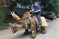 Costumes de dinosaures animatroniques personnalisés, technologie réaliste pour manèges de dinosaures animatroniques pour parcs d'attractions et décoration