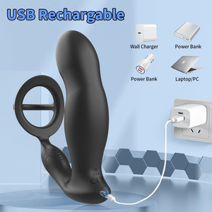Vibromasseur à télécommande pour la prostate, plug anal, augmente le <span class=keywords><strong>plaisir</strong></span> et stimule l'orgasme, sex toys - Product Image 5