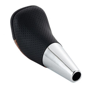Pommeau de levier de vitesse en cuir perforé, conception ergonomique pour Toyota Highlander Corolla Camry - Product Image 1