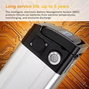 Contenitore per Batteria al Litio 36V 48V per Bicicletta Elettrica Pieghevole, Scatola Batteria 18650 Ricaricabile 20Ah 1800W - Product Image 5