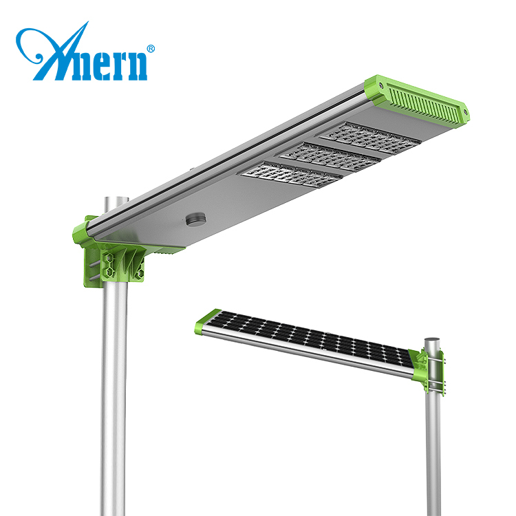 30W ip65 sensor de movimiento integrado led solar farola