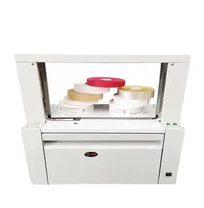 Desktop tape banding machine 20/30/40mm paper and OPP band wrapping machine money strapping machine