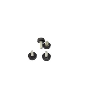 Furniture Felt <b>Pad</b> M8 Adjustable Feet Black Anti Slip Rubber Modern Simple Hardware Accessories For Shelf Table <b>Chair</b> Support - Product Image 2
