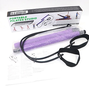 <span class=keywords><strong>Kit</strong></span> de barre de yoga et de Pilates réglable avec <span class=keywords><strong>bandes</strong></span> <span class=keywords><strong>élastiques</strong></span> pour la remise en forme à domicile - Product Image 2