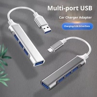 Convertisseur Hub Type C avec ports USB multiples, prise en charge de la connexion clavier et souris externes pour ordinateur portable, station d'accueil universelle
