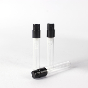 Glass Material 2ml 2.5ml perfume sample bottle vials <b>small</b> perfume flacon with <b>pump</b> spray - Product Image 1