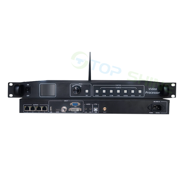 Huidu Controller Equipment Video Product HD-VP410 Large Capacity Shenzhen Full Color Easy Setting Huidu Video Processor Control