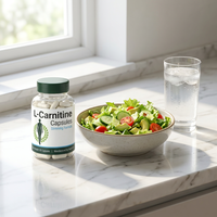 Capsules d'acétyl-L-carnitine, soutien de l'endurance pour les hommes, métabolisme des graisses, favorise la remise en forme, complément alimentaire