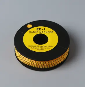 شريط إشارة لخطوط الكبل الكهربائي a-z ec-0 ec-1 ec-2 ec-3 ec-j EC 5