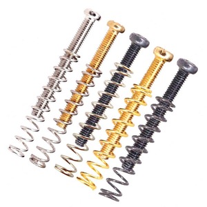 Kit <span class=keywords><strong>de</strong></span> ressorts et écrous <span class=keywords><strong>de</strong></span> réglage <span class=keywords><strong>de</strong></span> hauteur pour micros <span class=keywords><strong>de</strong></span> guitare, attaches métalliques pour micros simples ou doubles, pièces <span class=keywords><strong>de</strong></span> réparation pour instruments <span class=keywords><strong>de</strong></span> basse - Product Image 1