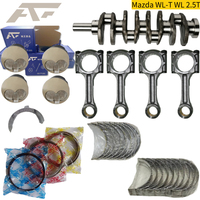 AKF Car Engine WL WL-T Auto Engine Systems Crankshaft Connecting Rod Piston & Rings Bearings Set for Mazda E Bus 2.5T