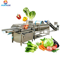 Laveuse de légumes à vortex pour laitue, chou, salade et autres matières premières destinées à la préparation en cuisine centralisée