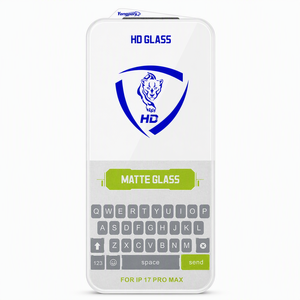 Protector de Pantalla de Vidrio Templado de Cobertura Total sin Bordes para iPhone 17 Pro Max OEM Mate Antideslumbrante 9H Película sin Burbujas - Product Image 1