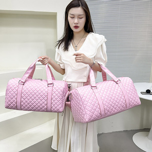 Favorable Price Women's Leather Water Resistant <strong>Bag</strong> Women Gym Tote <strong>Bag</strong> New Arrivals Fashion Women pink Duffel <strong>Bag</strong> - Product Image 1