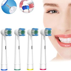 หัวแปรงสำหรับเปลี่ยน4ชิ้นสำหรับเปลี่ยนแปรงสีฟันไฟฟ้าแบบหมุนได้ในปาก/เปลี่ยนหัวเพื่อสุขภาพ/ชัยชนะ/พลังงานล่วงหน้า - Product Image 4