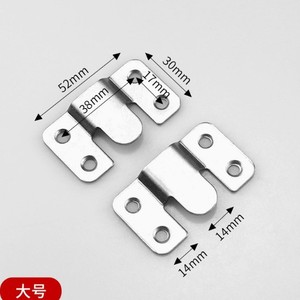 Stainless Steel Mountain-Shaped Buckle Connector Sofa Frame Hanging Piece Concealed <b>Snap</b> <b>Hook</b> Fixing Durable - Product Image 4