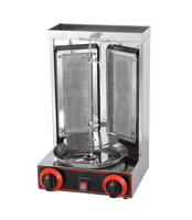 Mini machine automatique commerciale de shawarma brûleur de shawarma du brésil machines de fabrication de produits de viande