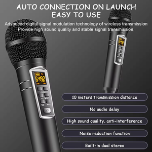Không dây cho <span class=keywords><strong>Bluetooth</strong></span> Karaoke Microphone loa cho rạp hát tại nhà bên tweeter loại pin máy tính tương thích cho màu xanh - Product Image 6