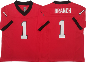 Bán Buôn Georgia State College Bóng Đá Jerseys #3 Fraizer #14 Stockton #1 Chi Nhánh Chất Lượng Cao Khâu Thoáng Khí Ngắn Tay Áo - Product Image 2