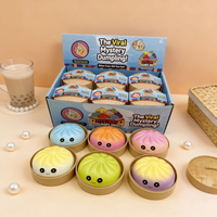 Soulotoys Boîte mystère à boulettes de quantité minimale de commande basse Boulette spongieuse Boules anti-stress colorées en PU