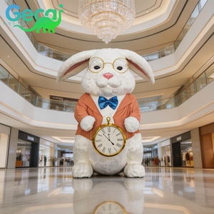 Modelo de <span class=keywords><strong>Conejo</strong></span> Animatrónico de Tamaño Real, Animal de la Selva, Simulación de <span class=keywords><strong>Conejo</strong></span> para Decoración de Espacios Comerciales - Product Image 1