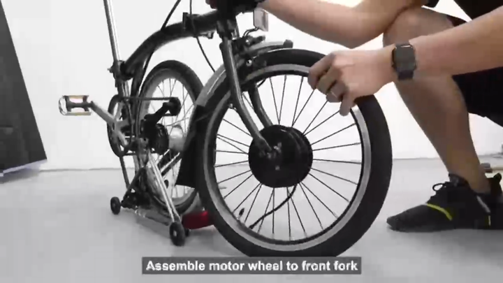 2024 Electric Bike Conversion Kit With Battery Removable E Bike