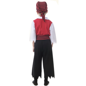Petit enfant 1-6 ans à manches longues bébé garçons ma première tenue de pirate d'Halloween HCFB-027 - Product Image 4