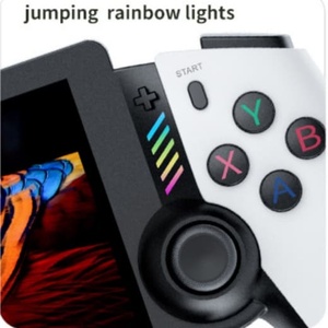 Consola Portátil con Gatillos Hall, Joystick Hall, Doble Vibración, Baja Latencia de 2.3ms, Luz RGB, Reproductor de Juegos Portátil Blanco M28 PS2 - Product Image 2