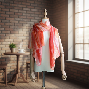 ผ้าพันคอผ้าลินินพรีเมียมสำหรับผู้หญิง ระบายอากาศได้ดี ผ้าคลุมไหล่สำหรับฤดูร้อน สไตล์ยุโรปอเมริกัน ปรับแต่งสีและขนาดได้ จำหน่ายจำนวนมาก - Product Image 3