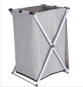 Cesto grande para el hogar, cesta de almacenamiento plegable impermeable, organizador de 3 compartimentos, cesta de lavandería plegable para ropa sucia - Product Image 6