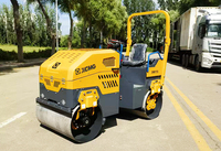 XCMG Machine de compactage XMR170 officielle 1,7 tonne Double tambour léger rouleau de route vibrant prix à vendre