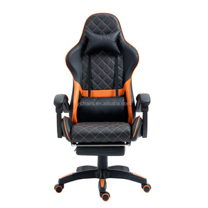 Marco de acero completo hogar Cougar cómodo reclinable Pc ordenador Gamer Oficina Sillas reposapiés Silla de juego con logotipo bordado - Product Image 4
