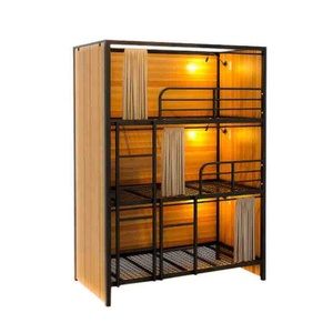 Nouvel hôtel et auberge de jeunesse 3 niveaux de couche et 3 niveaux pod de couchage triple <span class=keywords><strong>lit</strong></span> superposé pour l'auberge - Product Image 1