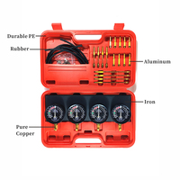 Kit d'outils de synchronisation de carburateur à 4 cylindres avec jauge à vide pour la réglage du moteur de moto