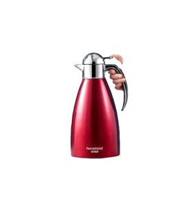 Carafe thermique polie à la main Hocomaid 80220C 2.0L, acier inoxydable 304 sans soudure, garantie 5 ans, LFGB, 0.6kg, légère - Product Image 1