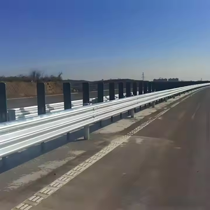 Hoge Impact W-Balk Zink Gecoat Staal Zilver Ingenieur Reflecterende Weg Vangrail Verkeersbarrière Voor Snelwegverdelers - Product Image 6