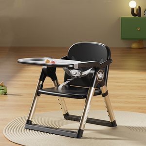Chaise rehausseur de voyage portable pour bébé avec table à manger, siège <span class=keywords><strong>d</strong></span>'alimentation pour enfants, siège de repas pour tout-petits, chaise haute pliable, tabouret <span class=keywords><strong>inclinable</strong></span> - Product Image 3