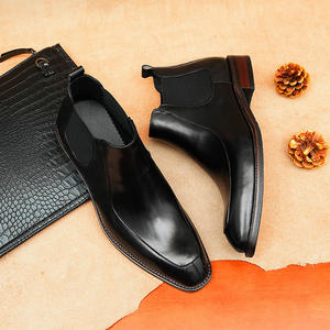 Bottes de cheville rétro pour homme 2025, style chevalier, marron, avec semelles épaisses et douces, pour printemps, automne/hiver, modèles de bottes longues - Product Image 5