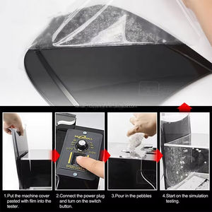 Benutzer definierte Stein-und Sand <span class=keywords><strong>tester</strong></span> Diamant maschine Schlag prüfung Tpu PPF Shaker Stones Check Equipment Machine - Product Image 6