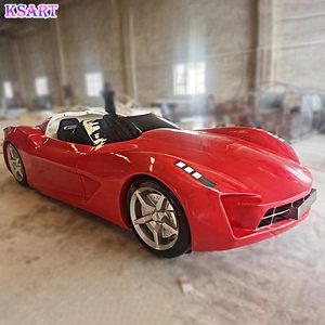 Sợi thủy tinh Xe đua mô hình bức tượng cuộc sống kích thước tùy chỉnh Arcade Mall siêu thị nghệ thuật Thiết kế ngoài trời hiển thị tác phẩm điêu khắc - Product Image 6