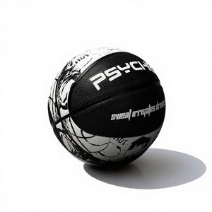 Balón de Baloncesto Juvenil No.7 Serie Graffiti para Interior y Exterior, Modelo HF-R7005, Antideslizante, Resistente al Desgaste, de Goma, 1.5 kg - Product Image 1