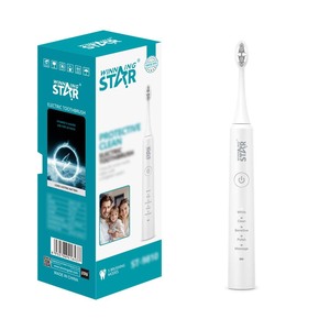 แปรงสีฟันไฟฟ้าวินนิ่งสตาร์ รุ่น ST-9810 แบบชาร์จได้ กันน้ำ สีขาว 5 โหมดการแปรง - Product Image 1