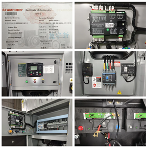 Générateurs électriques ou générateurs de 110 kVA, 4 cylindres, 90 kW, générateur diesel, alternateur Stamford, triphasé, prix EXW, Guangzhou - Product Image 4