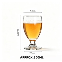 Verres à bière artisanale Libbey personnalisables, verres à bière de blé sur pied, verres minimalistes adaptés aux banquets, restaurants et bars