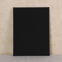 Toile noire vierge tendue pour peinture 40x50cm/16x20 pouces, Cadre de toile tendue, Vente en gros de toiles tendues pour artistes