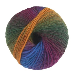 Nhà Sản Xuất Nhiều Màu 100% Len Lana Roving Sợi Cho DIY Crochet Dệt Áo Len - Product Image 1